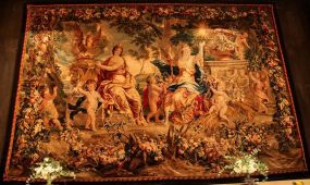 Tapestry from Sistene Chapel tour