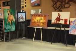 Proceeds silent aucton of local artwork will go to the GP Injured Jockey Foundation