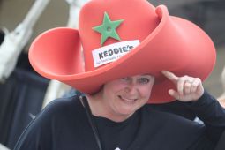 Keddie's Big Hat contest winner Connie Shields