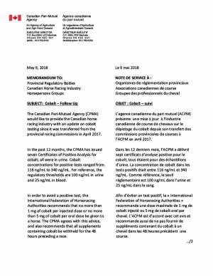 Cobalt Policy - Follow Up