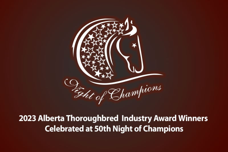 2023 Alberta Thoroughbred Industry Award Winners Celebrated at 50th Night of Champions