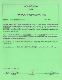 Ruling T062-2024