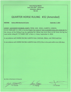 Ruling QH032-2024 (Amended)