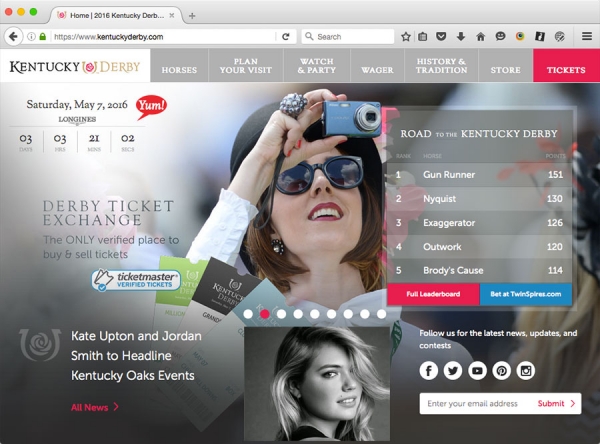 22 Known Entries for Kentucky Derby 142