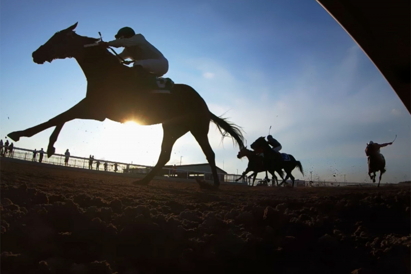 A backstretch chat with apprentice jockeys Matthew Dennis and Rachel Slevinsky