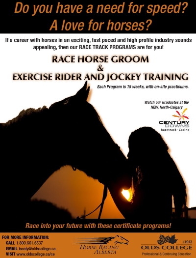 Olds College Race Track Programs