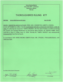 Ruling T077-2024