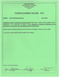 Ruling T072-2024