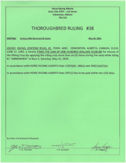 Ruling T038-2024