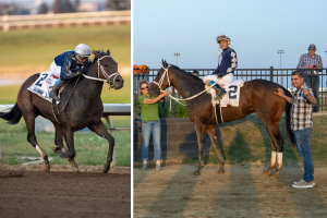 Itsallgoodman and Luis Contreras, Red Diamond Express Handicap | Anderson in the Winner's Circle