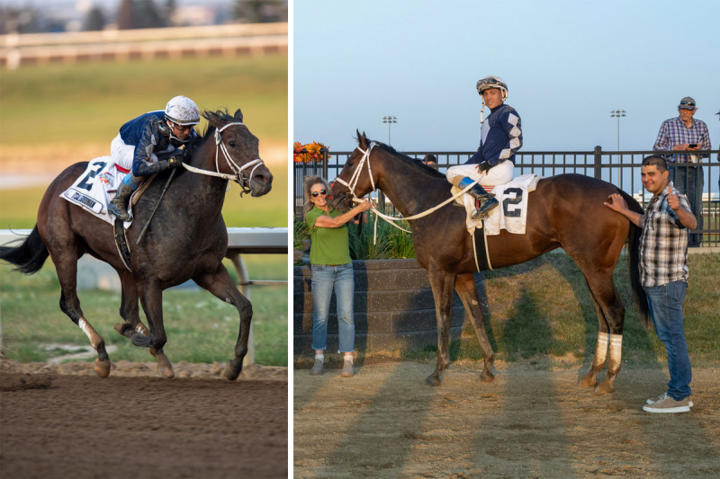 Itsallgoodman and Luis Contreras, Red Diamond Express Handicap | Anderson in the Winner's Circle