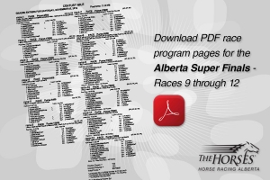 Download an Alberta Super Finals race program (races 9-12)