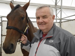 William (Bill) Andrew with Yearling