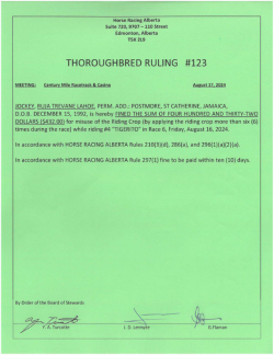 Ruling T123-2024