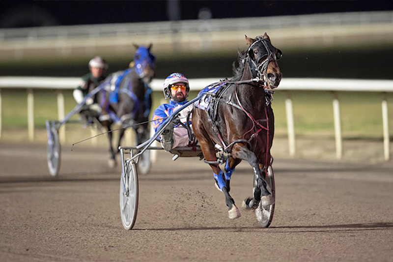 Daisy Corvette at the wire at Century Mile