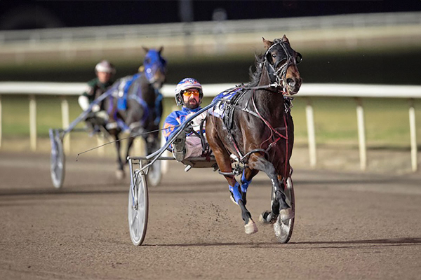 Daisy Corvette at the wire at Century Mile