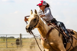 Macynne Packham, primary groom and gallop person for Godfrey Weaslehead