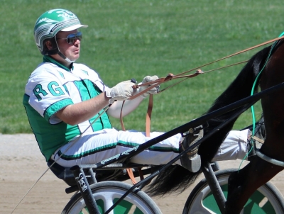 Ryan Grundy in the bike at Century Downs