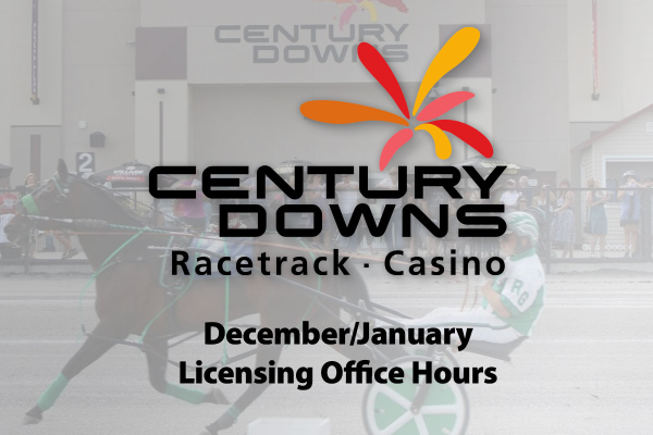 Century Downs Office Hours (December/January)