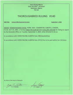 Ruling T140-2024