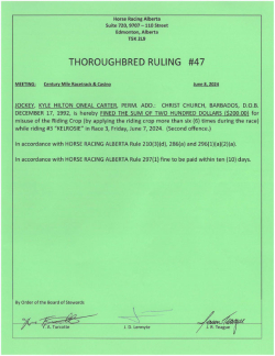 Ruling T047-2024