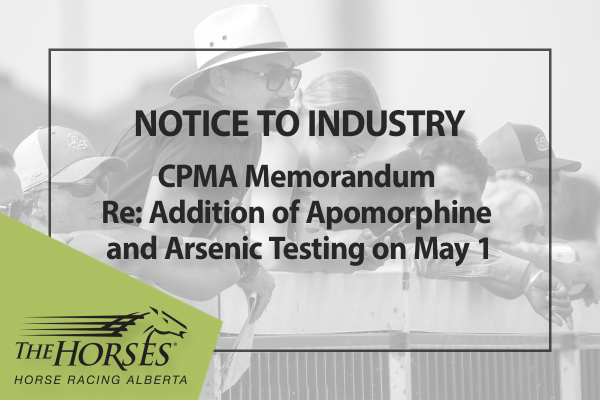 Notice to Industry - CPMA Memorandum (April 1, 2026)