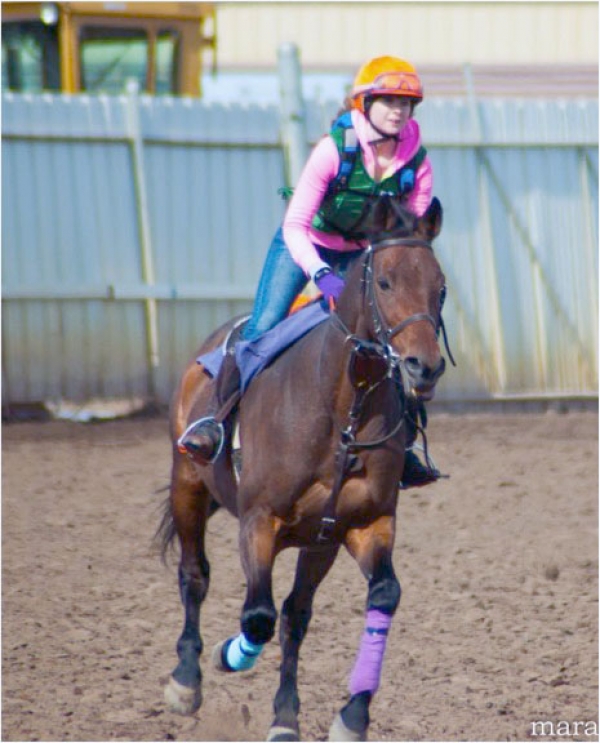 Fay Grant aboard Barney