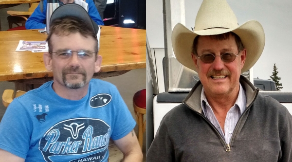 Scott Sterr, leading riding and Lyle Magnuson, leading trainer at RMTC for the 2017 fall meet