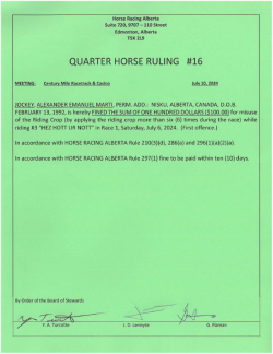 Ruling QH016-2024