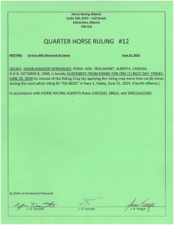 Ruling QH012-2024