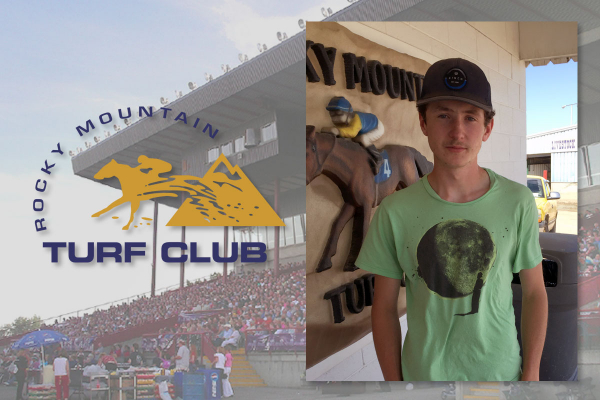 Colten Mead in the backstretch at RMTC