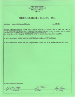 Ruling T081-2024