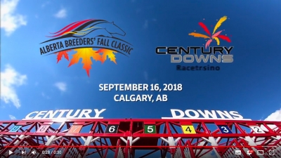 Alberta Breeders' Fall Classic at Century Downs (video)