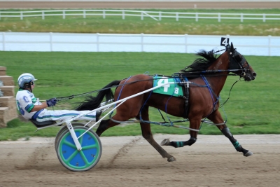 Tajmeallover and J.F. Gagne at Century Downs (t. Marjorie Dumont)
