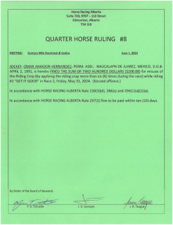 Ruling QH008-2024