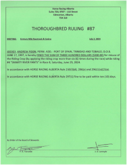 Ruling T087-2024