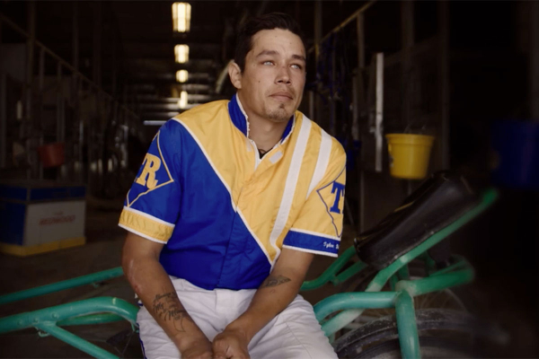 Tyler Redwood in the barns at Century Downs - click video player in article below...